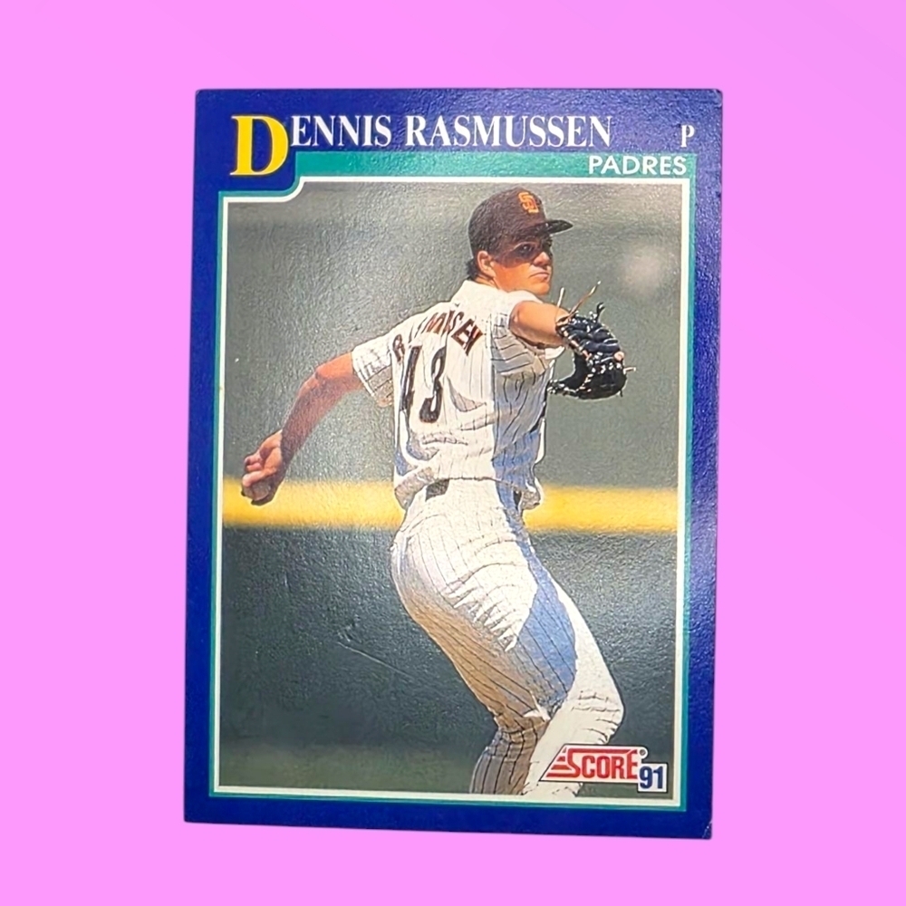 1991 Score Dennis Rasmussen San Diego Padres #457 Baseball Card